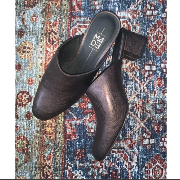 NWOT 🔅Anthropologie M4D3 Maddix Mules🔅 - Picture 2 of 2